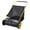 Yellow + Black, variant on Push Lawn Sweeper, 26 in Leaf & Grass Collector with 7 Cu. ft. Hopper Bag, 4 Spinning PP Brushes, Durable Steel Construction, Adjustable Height & Rubber Tires for Leaves Grass Cleanup