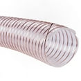 thumbnail image 2 of Dia.25-200mm Transparent PU tube Static dissipative polyurethane hose dust suction vacuum fume exhaust hose flexible tube- clear, 2 of 2