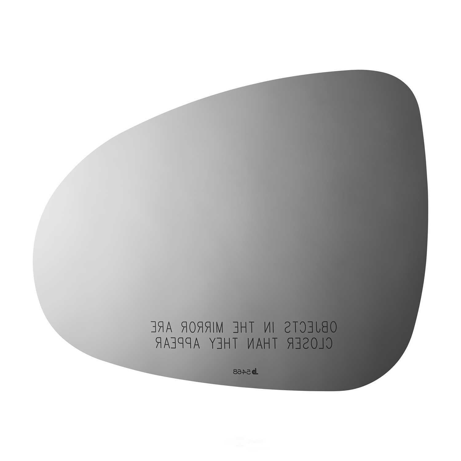 Burco Side View Mirror Replacement Glass - Clear Glass - 5468
