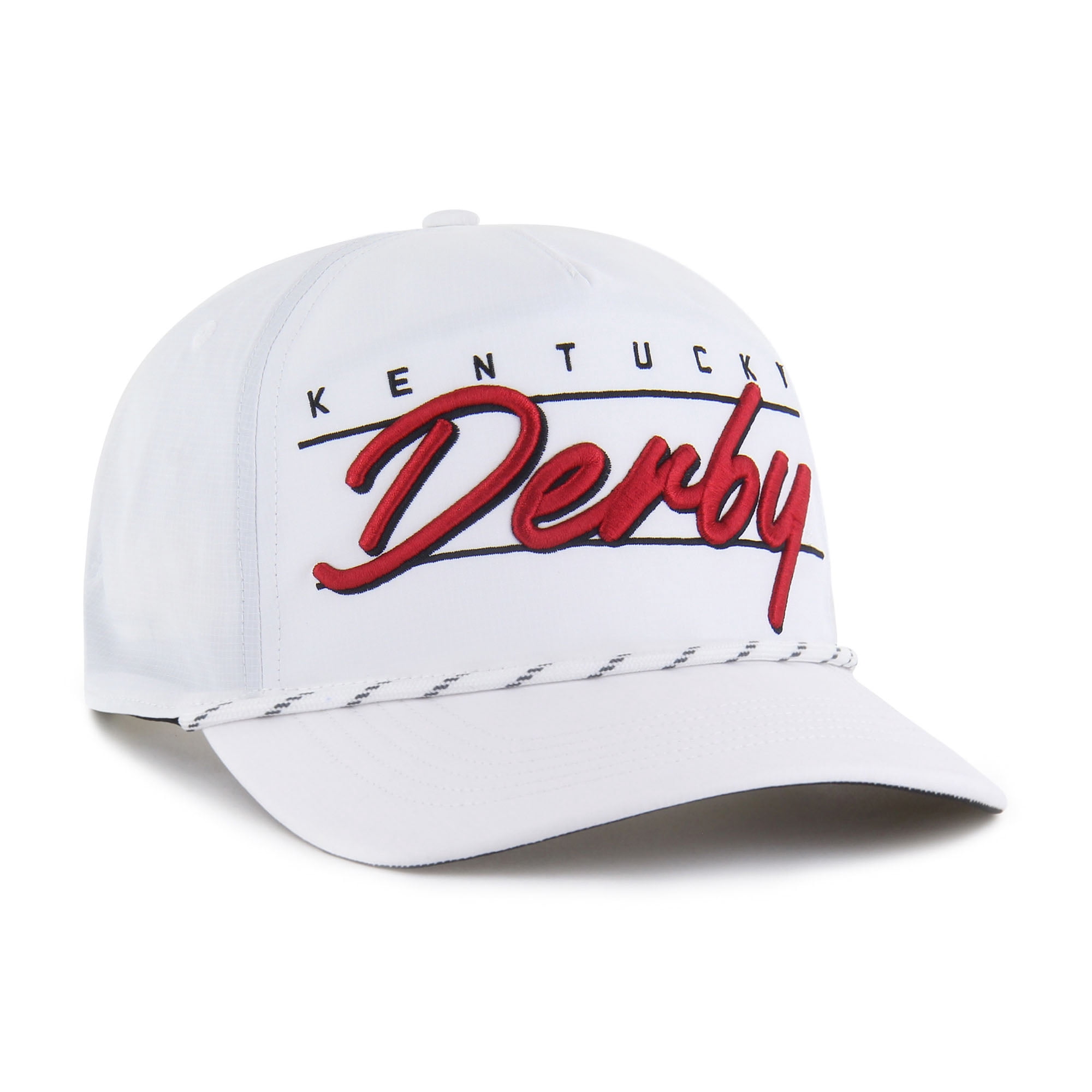 Men's '47 White Kentucky Derby Condor Rope Hitch Adjustable Hat