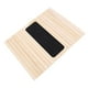 thumbnail image 5 of Bandeja Para Reposabrazos De Sofá, Bandeja De Madera Para Brazo De Sofá, Soporte Flexible De Franela Antideslizante Para Bebidas, Aperitivos, Control Remoto De TV, 5 of 7