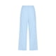 thumbnail image 5 of Pantalones de cintura alta y pierna ancha con cordón para mujer - Pantalones rectos elásticos de poliéster con bolsillos, 5 of 5
