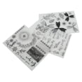 thumbnail image 4 of Sellos transparentes, sellos transparentes para hacer tarjetas, juego de sellos de goma, uso conveniente, 4 of 9