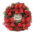 thumbnail image 1 of Guirnalda Guirnalda Adorno para puerta 30cm Navidad Rojo, 1 of 5