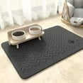 thumbnail image 2 of GASTROPOD Absorbent Pet Feeding Mat-No Stains Quick Dry Dog Mat for Food and Water Bowl-Rubber Backing Dog Food Mat for Messy Drinkers, 2 of 7
