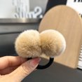 thumbnail image 3 of Set de gomas para el pelo sintéticas. Bonitas gomas elásticas para el pelo para mujeres y niñas. Gomas elásticas suaves para coleta y moño., 3 of 6