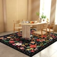 thumbnail image 5 of golytefs 5X 7 Carpet Washable Carpet for Living Room Bedroom Dining Room (Black), 5 of 9
