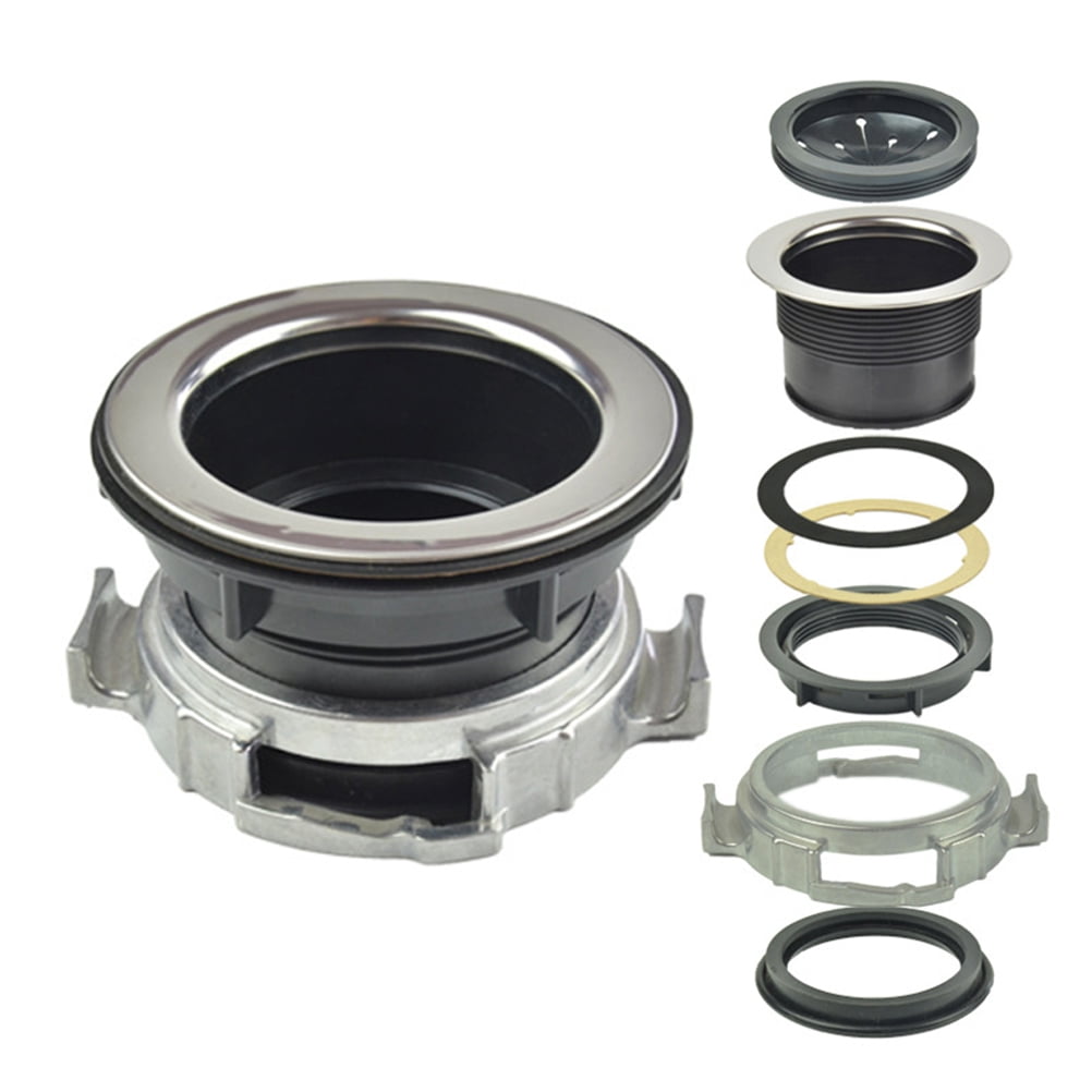 BEADCEST Replacement Garbage Disposal Waste Disposer Gadget Black Aluminum Alloy 1 Set