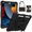 Black, variant on TECH CIRCLE Case for iPad (9th/8th/7th Generation) 10.2" - Durable Shockproof Rugged Case Shell with Adjustable Hand/Shoulder Strap & Pencil Holder, Protective Sturdy Stand Kids Cover, Dark Blue