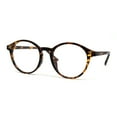 thumbnail image 3 of Horn Rim Keyhole Round 100% Blue Light Flitering Computer Glasses Tortoise, 3 of 4