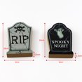 thumbnail image 3 of 2 piezas de decoración de cementerio de Halloween, lápida de espuma, decoración de lápida de Halloween espeluznante para jardín de casa embrujada Sailing Electrónica, 3 of 3