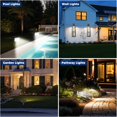 thumbnail image 6 of Solar Lights Outdoor Waterproof IP67, 60 LED 3 Lighting Modes Solar Spot Lights Outdoor for Yard Garden Pathway Landscape, Auto On/Off, Function 2 in 1(Cool White, 4 Pack), 6 of 7