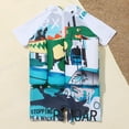 thumbnail image 4 of NAFUU Toddler Boys Girls Floatation Swimsuit with Adjustable Buoyancy Baby Float Suit short sleeve One Piece Swimwear Bathing Suit For swimming Pool 12-18 Months, 4 of 6