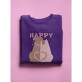 thumbnail image 3 of Happy Valentine's Day Dogs Sweatshirt Women -Smartprints Designs, Female x-Large, 3 of 4