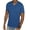 Cool Blue, variant on Men's Sueded V-Neck T-Shirt