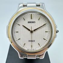 Pre-Owned SEIKO Seiko Dolce 5E31-600A Wristwatch, Quartz, Battery-Operated, Silver,... (Good)
