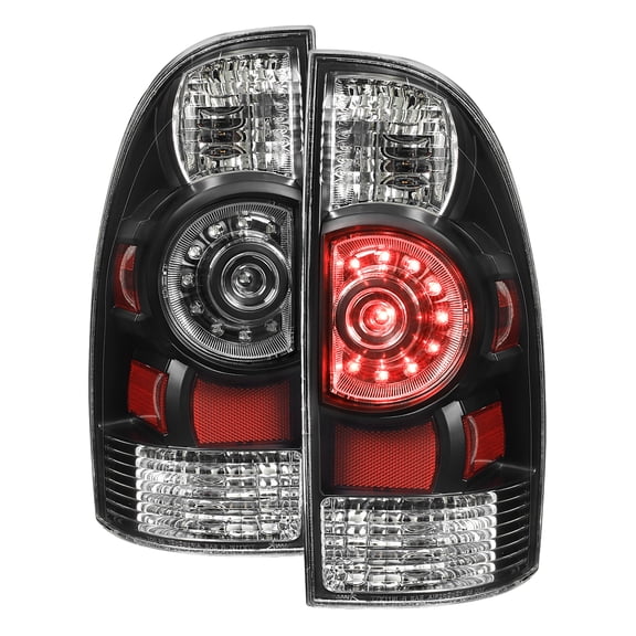 BLACK LED TAIL LIGHTS Made for and Compatible with 05-15 TOYOTA TACOMA