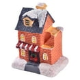 thumbnail image 1 of Adorno navideño de resina en miniatura con luz LED para casa de pueblo con nieve 9cmx7.5cmx5.5cm, 1 of 7