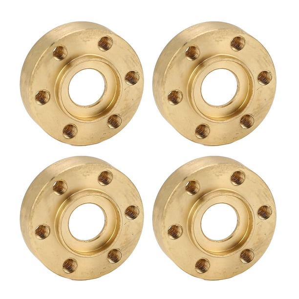 Pesos De Rueda De Latón, Adaptador De Cubo Hexagonal De Rueda RC Estable, Alta Dureza, Resistente Al óxido, 4 Piezas, Duradero Para Reemplazo