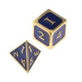 thumbnail image 3 of Juego de Dados Poliédricos Zulema de 7 Piezas D8 D10 D12 D20 para Juego de Rol D&D RPG, 3 of 7