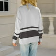 thumbnail image 3 of Vedolay Cute Sweaters Womens Casual Crewneck Lightweight Pullover Loose Fit Sweater,Gray S, 3 of 5