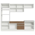 thumbnail image 3 of Cocina Integral Completa 270cm Glamy Madesa 13 - Blanco/Marrón, 3 of 5