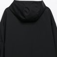 thumbnail image 4 of Womens Rain Jacket With Hood Waterproof Lightweight Packable Pullover Half Zip Rain Coat For Hiking Golf With Pocket, 4 of 8