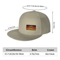 thumbnail image 3 of Unisex Adjustable Snapback Hat German Flag With The German Hip Hop Baseball Cap Flat Bill Brim Dad Hats, 3 of 7