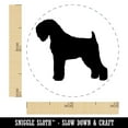 thumbnail image 2 of Black Russian Terrier Chornyi Dog Solid Self-Inking Rubber Stamp Ink Stamper - Green Ink - Mini 1/2 Inch, 2 of 7