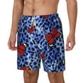 thumbnail image 2 of Balery Abstract Colorful Butterflies Mens Swim Trunks Swim Shorts for Men Quick Dry Inseam Beach Shorts with Compression Liner Pocket-XX-Large, 2 of 9