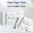 thumbnail image 3 of MLT-D101S Toner Cartridge 2PK Black High Yield Compatible for Samsung 101S MLTD101S MLT D101S for ML-2160 ML-2161 ML-2162 SCX-3400 SCX-3401 SCX-3406HW SF-760P SF-761 Printer, 3 of 7
