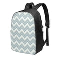 thumbnail image 1 of YFYANG 17" Laptop Backpack, Triangular Stripe Pattern Fashion Travel Work Backpack with USB and Headphone Cable Interface for Men and Women, 1 of 8