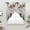 Gray Green Red, variant on Christmas Tree Swag Curtains for Kitchen/Bedroom/Living Room, Grey Retro Winter Ball Berry Snowflakes Scalloped Curtains 63 Inch Long, Window Swag Topper Curtains Valances 2 Panels Set 36"x63"