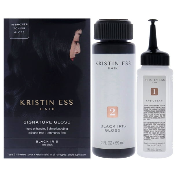 Kristin Ess Signature Hair Gloss Black Iris , 1 Pc Application Hair