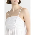 thumbnail image 3 of Free Assembly Women's Pleated Linen Blend Maxi Dress, Sizes XS-XXXL, 3 of 3