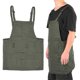 thumbnail image 3 of Paint ceramic apron, adult canvas drawing apron, artist work accessory with pocket., 3 of 5