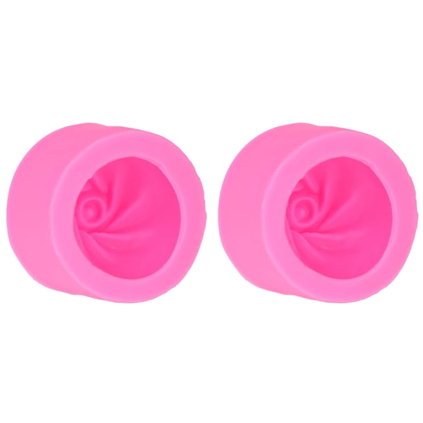 Molde de silicona para hornear, molde de silicona para alimentos, silicona duradera, 2 piezas, resistente al calor, ampliamente utilizado, suave, inodoro, bricolaje para hornear pasteles LHCER 1