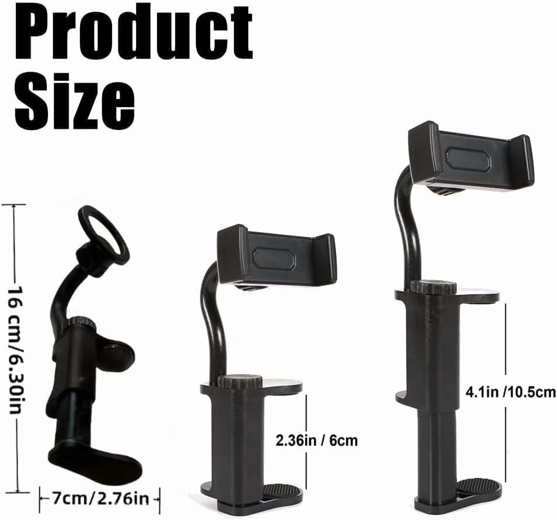 Guitar Phone Holder, 2025 Upgraded Portable Guitar or Ukulele Magnetic Phone Holder, 360°Adjustable Guitars or Ukulele Phone Mount