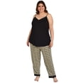 thumbnail image 1 of Pijama 2 piezas Tallas Extras, 15099 (Negro Mosaico) negro 42 Jocelyn Smith PIJ-JS-15099-NEGRO, 1 of 6