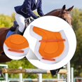 thumbnail image 6 of Saddle Pad Horse Riding Cushion Shock Absorbing Sherpa Fleece Lining for Equestrian Competitions and Outdoor Riders, 6 of 9
