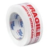 Tape Logic Pre-Printed Carton Sealing Tape "Fragile Handle With Care" 2.2 Mil 2" T902P02