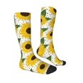 thumbnail image 3 of Balery Sunflowers Fun Novelty Socks Men'S Women'S Crew Socks Funny Crazy Novelty Socks Quirky And Cool Socks, 3 of 9