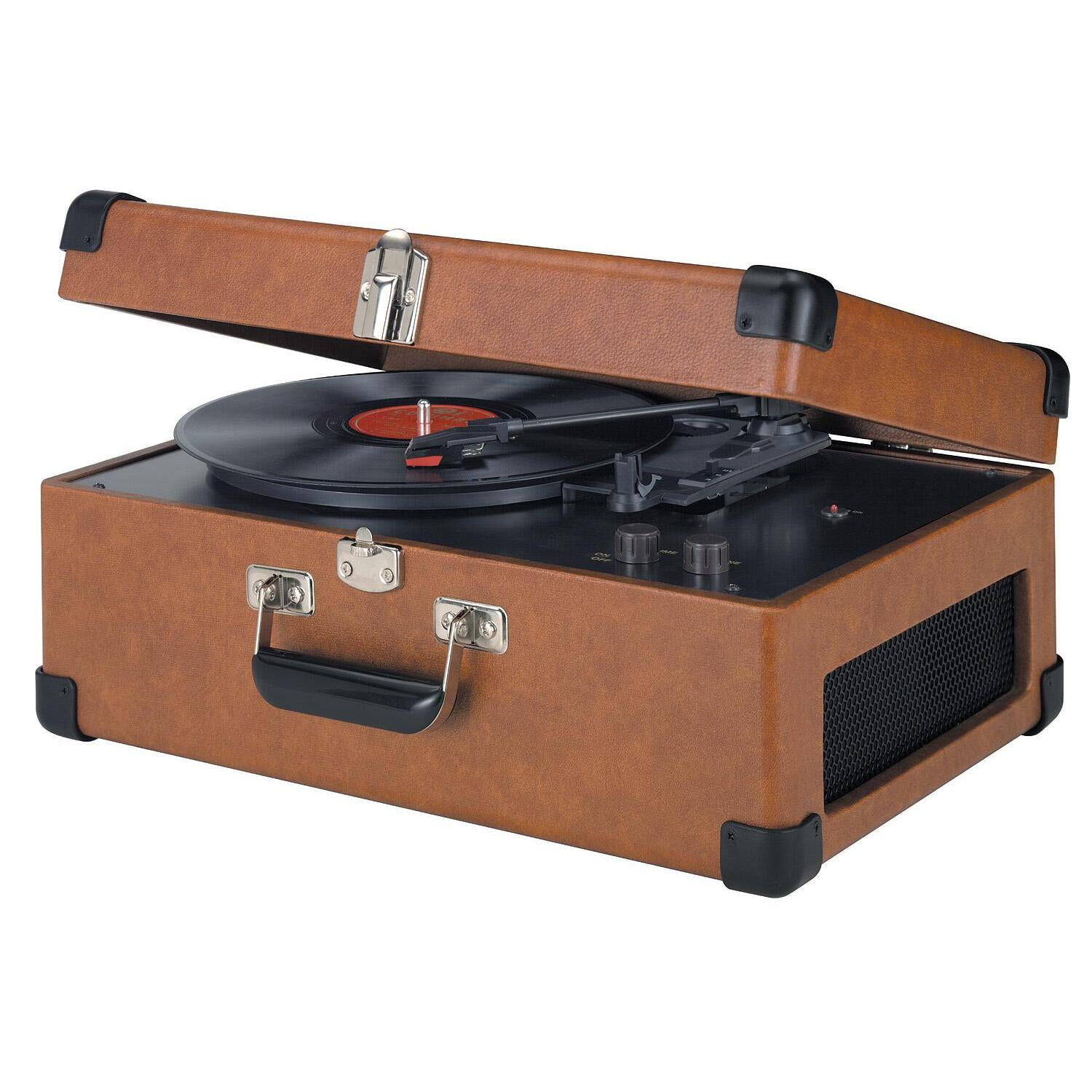 Crosley Traveler Turntable CR49 - Turntable - black - Walmart.com 