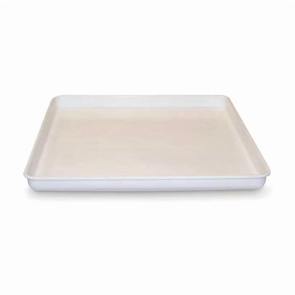 Mfg Tray Tray, 24.25 in L, Fiberglass, White 6021012232