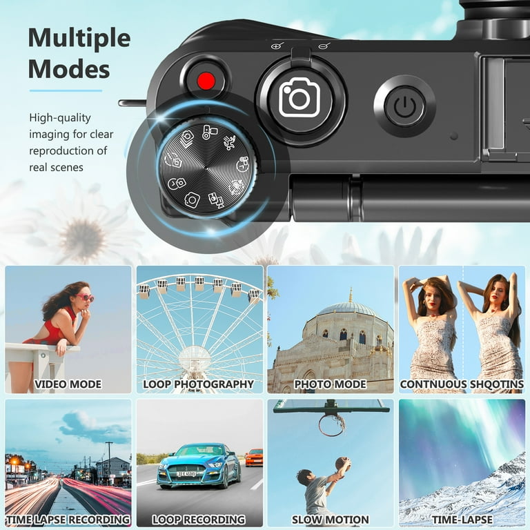 Saneen 8K Digital Camera for Photography 88MP Vlogging Camera for