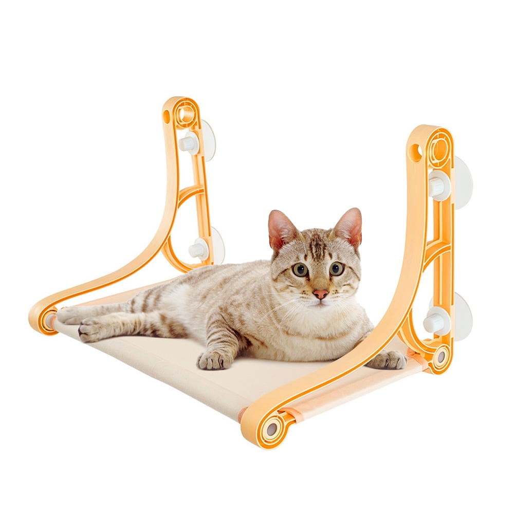 Cat Window Perch for Large/Small Cat,Pet Resting Seat Safety Cat Hammock Hanging Cat Window Bed Whicn Can Saving Space Weighted Up to 22lbs 
