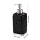 thumbnail image 4 of Botella dispensadora de desinfectante de manos Bomba recargable | 450 ml de plástico | Soporte para champú de loción de jabón | Organizador de encimera de cocina de baño moderno | Blanco Negro Gris, 4 of 7