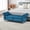 Blue, variant on Nmkwnr Soft Velvet Storage Bench with Wood Frame, 62.2 Inch Storage Ottoman for Bedroom, Living Room, Beige