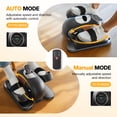 thumbnail image 6 of MERACH Under Desk Elliptical Machine, 12 Adjustable Speeds Quiet, LCD Monitor, Portable Fitness Equipment Gift for Family with Resistance Bands, 6 of 9