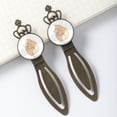 thumbnail image 3 of Mother's Day Vintage Copper Crown-Shaped Bookmarks: Stainless Steel Material for Book Lovers and Readers - Set of 2 Bookmarks, 3 of 5